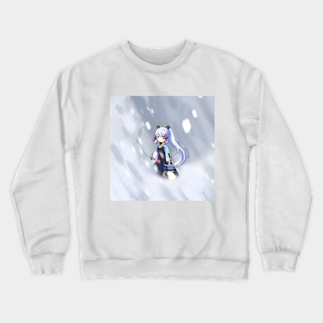 Kamisato Ayaka Crewneck Sweatshirt by JellyWinkle